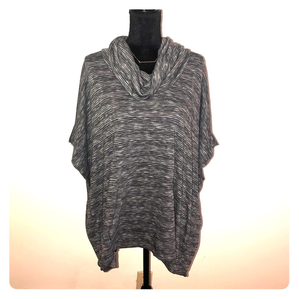 LOFT sleeved cowl neck poncho!